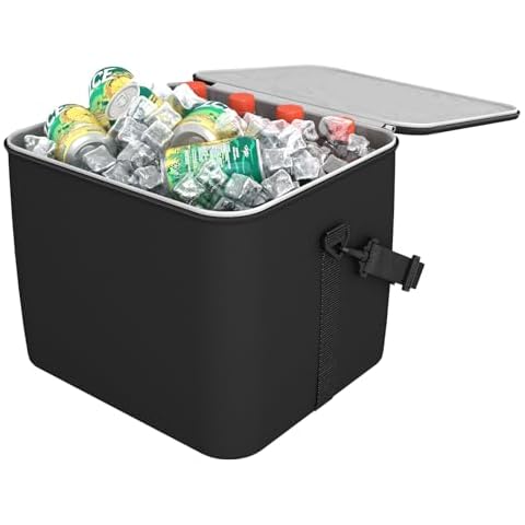 HOTOR Cooler Bag for Trunk Organizer - Portable Cooler for Car Organizer, Leakproof Car Cooler for Vehicle, Soft Small Cooler Fits Trunk Organizer with Cooler for Car & SUV Cover