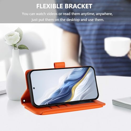 Coque Samsung S21 Plus en cuir à rabat protection intégrale - 5