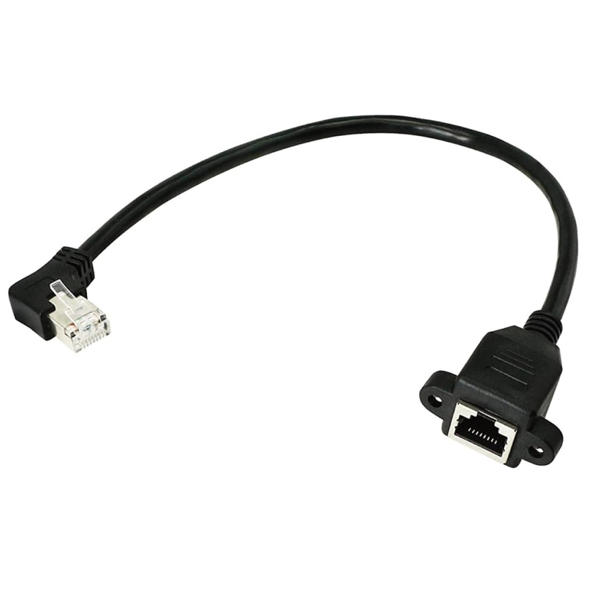 Amazon.co.jp: ECOTECT CAT5 イーサネットケーブル【30cm】L字型