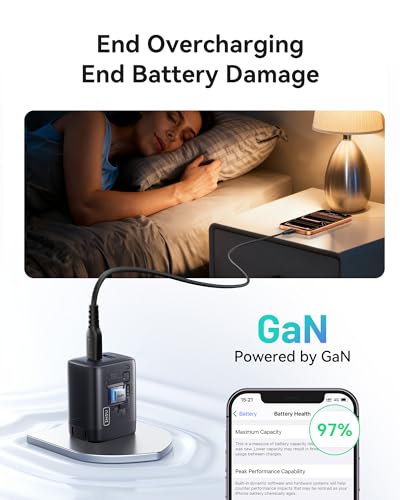 Image of INIU Mini USB C Charger, 30W GaN Fast Charging ETL Certified Wall Adapter Block with Samrt Phone Protection, Dual Port with 5ft Type C Cable for iPhone 17 iPad Samsung Google Switch etc [2-Pack Red]