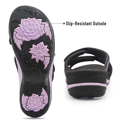 Image of Gold Pigeon Shoes SIGNATURE Comfort Walking Slides Sandals for Women | Arch Support, Waterproof, Non-Slip