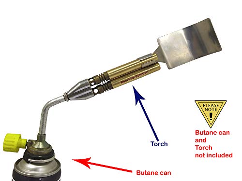Image of STAINLESS STEEL Brazing Torch Blade, Brazing Torch Heat Guard, Flame Guard, Flame Reflector, Torch Blade, Free size for all quick fire torches (5)