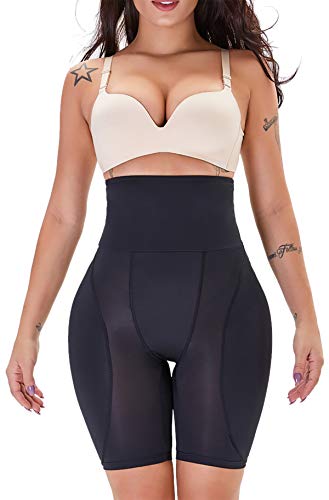 Bslingerieu00ae Women Shapewear Waist Slimmer Butt Lifter Control Panties (Black, S)