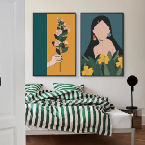 Affiches et impressions Vintage fille pour créer une ambiance nordique chaleureuse au salon