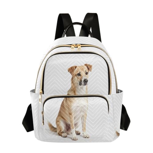 Sac à dos ultra léger en polyester avec imprimé original Chihuahua et multiples poches