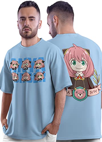 Image of crazymonk Spy X Family Anya Forger Anime Oversized T-Shirt