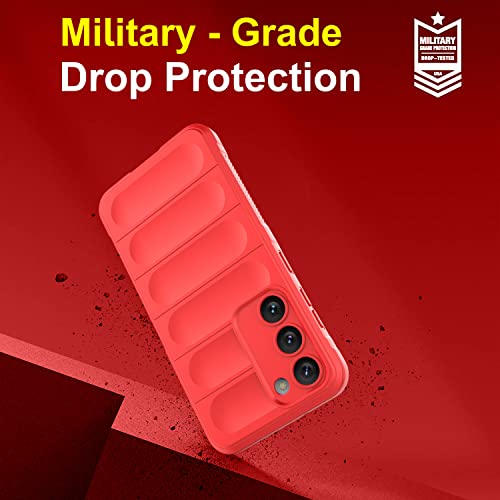 Image of Amazon Brand - Solimo Back Case Cover for Samsung Galaxy S23 Plus 5G | Compatible for Samsung Galaxy S23 Plus 5G Back Case Cover | Liquid Silicon Magic Case for Samsung Galaxy S23 Plus 5G | Red