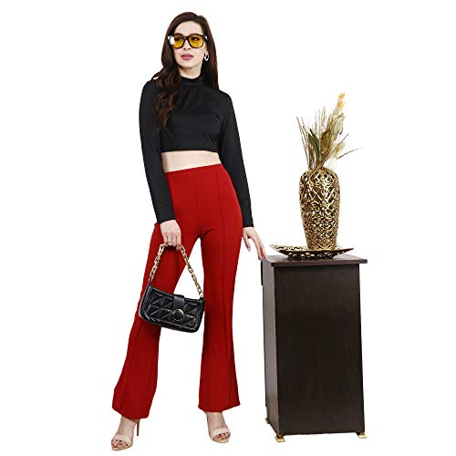 Image of POPWINGS Casual Bagru Printed Cotton Top and Skirt Set for Women || Pom Pom Top and Long Slit Skirt Set for Women || Two Piece Women Set for Summer