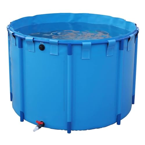 Bassin à poissons hors sol rond en PVC flexible pour élevage de koïs