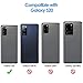 JETech Slim Fit Case for Samsung Galaxy S20 5G (2020), Thin Phone Cover with Shock-Absorption and Carbon Fiber Design (Black)
