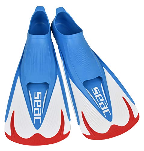 Barbatanas de natação masculinas SEAC Team Snorkeling, Vermelho, 2-3