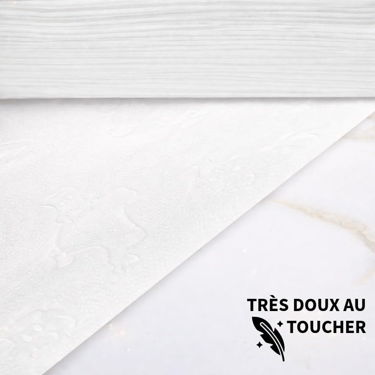 Essuie-Mains pliés en Z, 4000 unités, Essuie-Mains en Papier pliés en Z 2 pli Blancs - 20 x 200 Essuie-mains épais