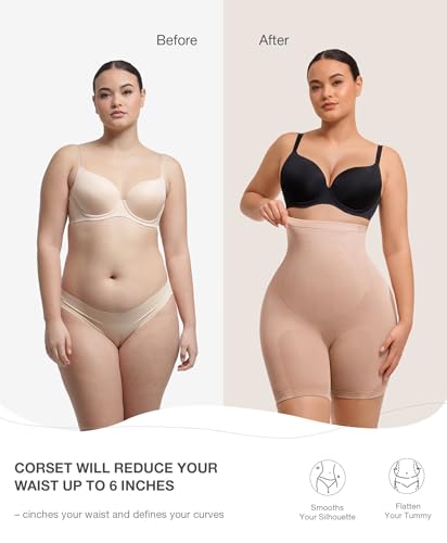 Image of Lover-Beauty Butt Lifting Shapewear for Women Strapless Faja Body Shaper Tummy Control Seamless Booty Lifting Shapewears