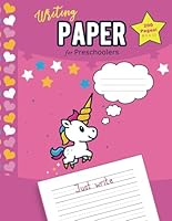 Writing Paper for Preschoolers : 200 Pages Handwriting Worksheets 1673220835 Book Cover