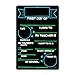 Honey Dew Gifts Chalkboard Style School Photo Prop Board, Kindergarten, Preschool, Reusable Tin Sign (First Day HDG-1114 12x18)