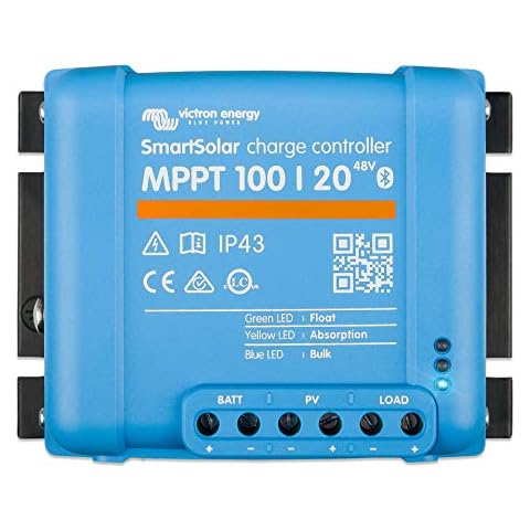 Victron Energy SmartSolar MPPT Laderegler 100/20-48 12V 24V 48V 20A Solarladeregler Bluetooth integriert SCC110020160R Cover