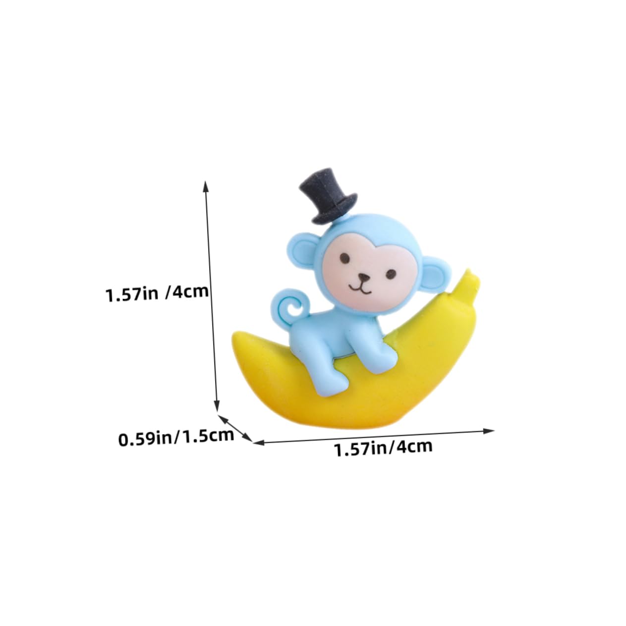 48 Radiergummis mit Cartoon Motiven, Affen und Bananen für Schüler