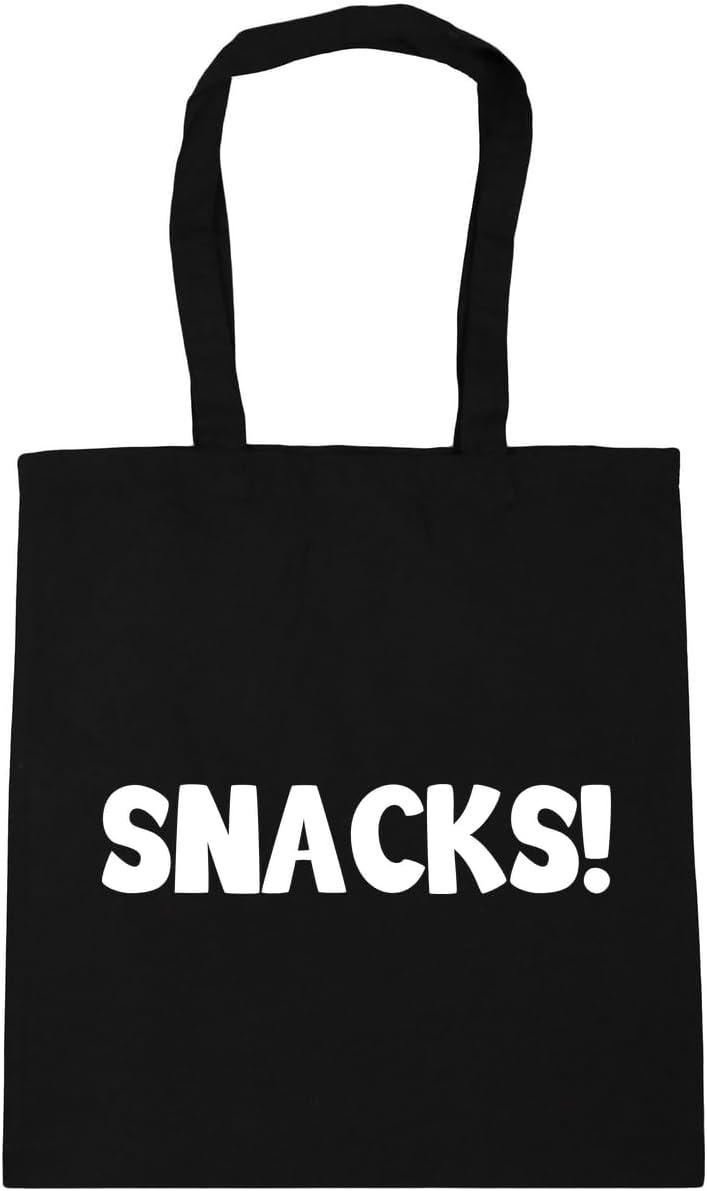 Snacks! Tote Shopping Gym Beach Bag 42cm x38cm, 10 litres