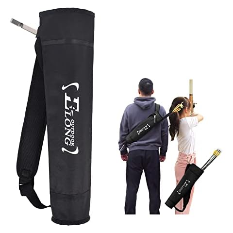 Elong Köcher für Pfeile, Bogenschießen, Rückenpfeil, Köcherhalter, verstellbar, für Compound-Recurve-Bogen, Jagd, Zielübungen für Jugendliche und Erwachsene Cover