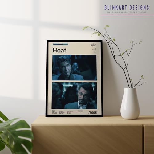Image of BLINKART There Will Be Blood (2007) Movie Poster Frame 8x12 Inch | Premium 300 GSM Paper Wall Print | Vintage Film Artwork for Home, Bedroom, Living Room, Office | Framed Photo Decor