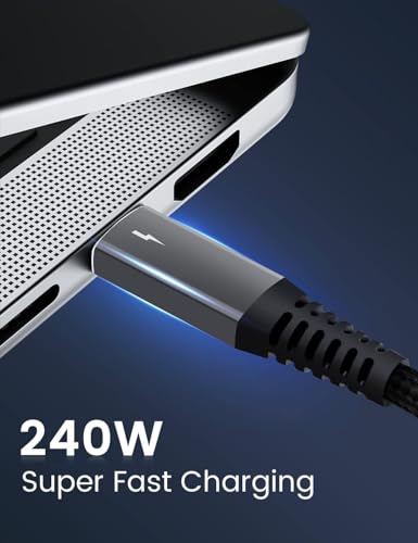 Câble Thunderbolt 4 pour résoudre les lenteurs de charge MacBook