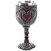 Pacific Giftware Double Dragon Heart Love Goblet Wine Cup 7 inch