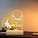 Merclix Danke für Alles Led Lampe Nachtlicht Dankeschön Geschenke Lehrer Geschenk Abschied Danke Abschiedsgeschenk Kollegen Jobwechsel Erzieherin Geschenk Abschied Danke Geschenke Ruhestand Geschenk