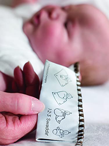 SwaddleDesigns Large Receiving Blanket, Ultimate Swaddle for Baby Boys, Girls, Softest US Cotton Flannel, Best Shower Gift, MADE in USA, Brown Mod Circles on Lime, Mom’s Choice Winner,Lime Green and Brown,42" x 42",SD-016LM3