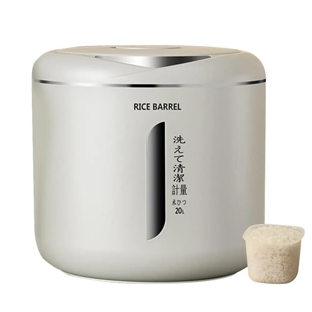 Osmond Rice Bucket Moisture-Proof Insect-Proof Sealed Tank Pressed Thickened Powder Storage Bucket Kitchen Storage Box L