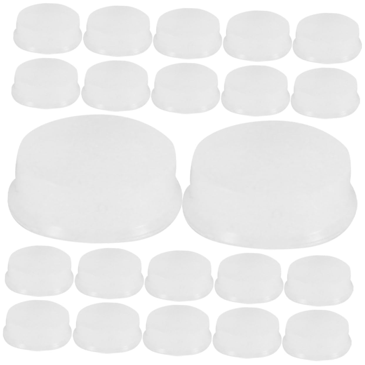 GALPADA 24pcs Silicone Flute Repair Key Caps Flute Open Hole Plugs for Dust and Moisture Prevention Easy Installation