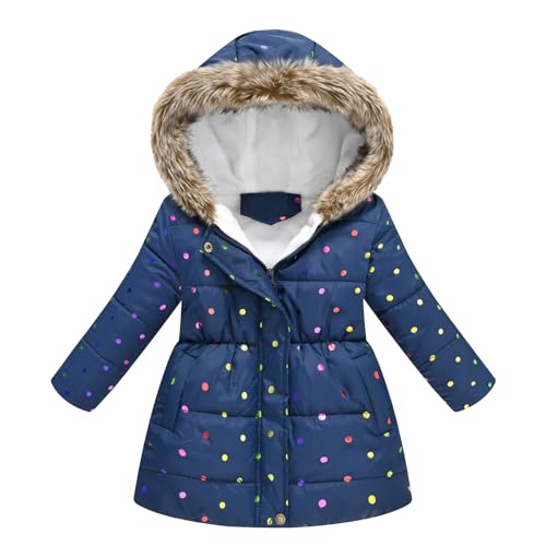 Manteau d'hiver enfant chaud et coupe-vent pour l'école et les sorties de 7 à 8 ans