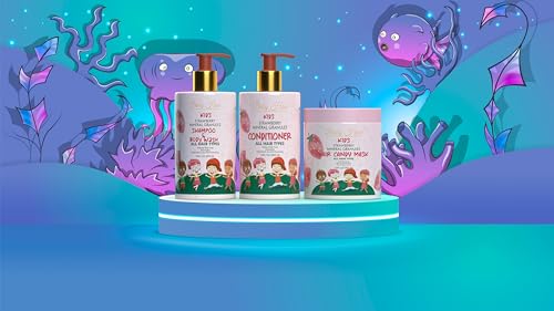 Baby Hair Kids: Vegan Strawberry & Mineral Granules Shampoo & Body Wash Ph- Balanced Sulfate-Free thumb #2