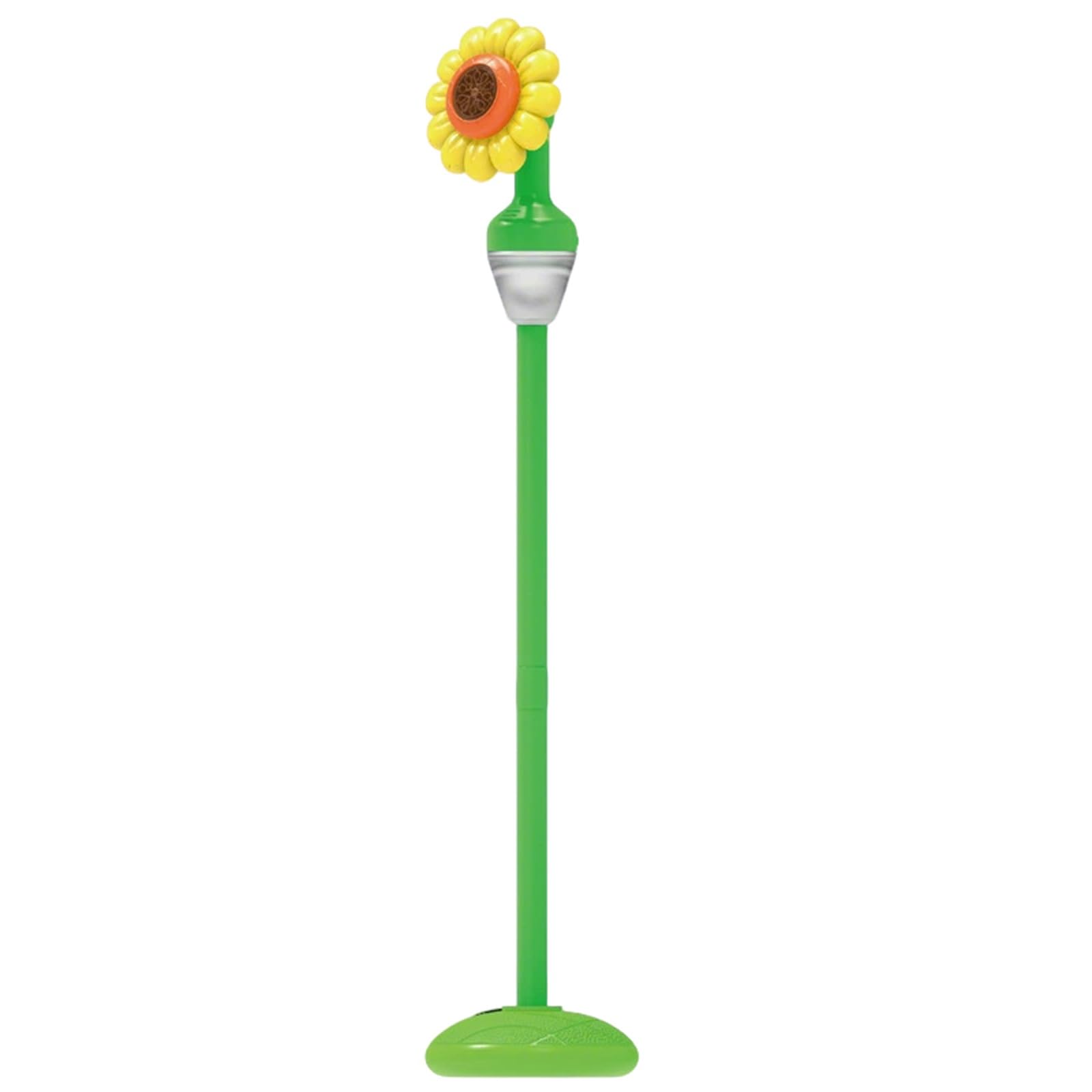 Automatic Bubble Machine for Kids, 2026 New Standing Sunflower Bubble Blower with Lights & Music, Adjustable Height Bubble Maker, Bubble Machine for Parties Birthday Wedding Outdoor (A)