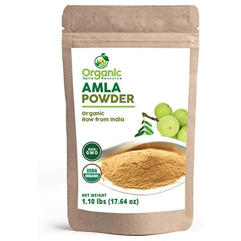 Organic Amla Powder - 1.10 lbs (17.64 oz) | Amalaki, USDA Organics, Non-GMO, Kosher, Halal - 100% Raw and Natural, by SHOPOSR Cover