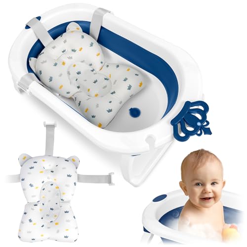 Baignoire bébé pliable avec coussin ergonomique Ricokids