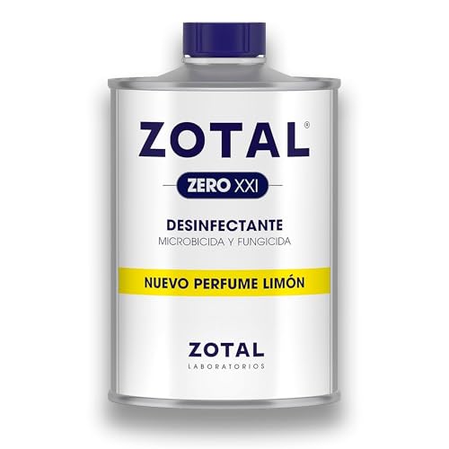 Zotal Zero XXI Perfume Limón MUY EFICAZ Con Aroma Agradable con Efecto Microbicida, Bactericida, Fungicida y Desodorizante | Eliminación de Olores y Desinfección | Nexum Market (500 ML)