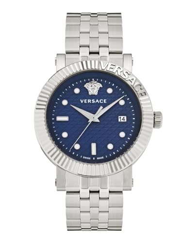 Versace V-Chrono Classic Collection Luxury Mens Watch Timepiece