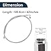 TUCKBOLD AN4 Turbo Oil Feed Line Kit 42