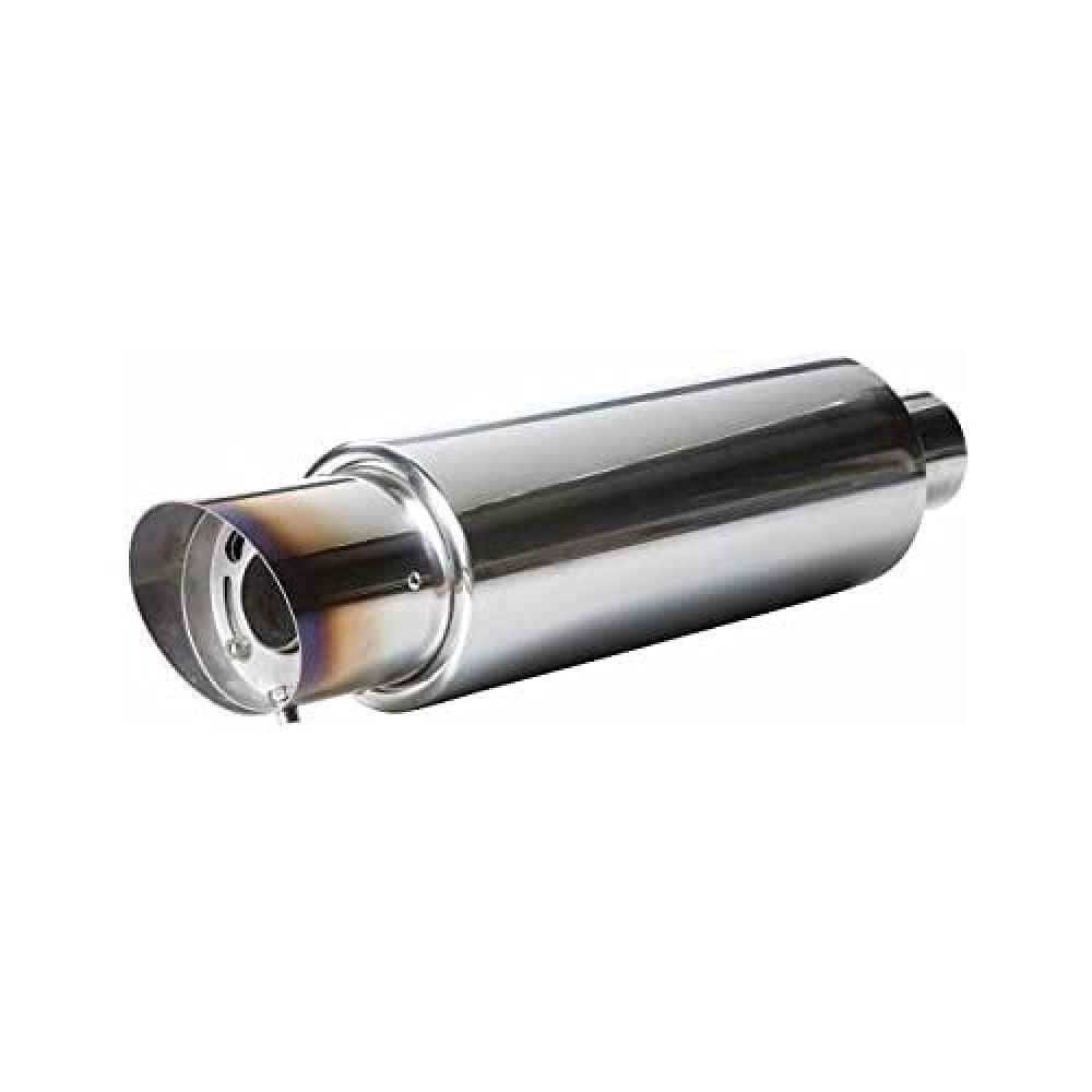 S SUMEX Terminal De Escape Inox 464 mm 58 mm de Diámetro Interno Cola de Escape con Silenciador Integrado