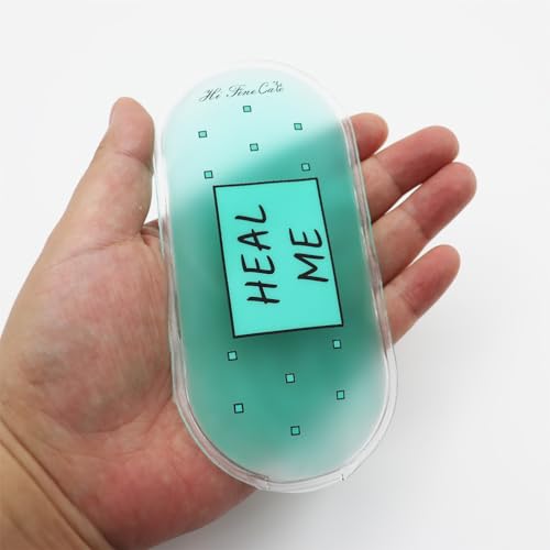 Image of Boo Boo Ice Pack for Kids, Small Ice Pack for Injuries Cold Compress Gel Pack Cold Therapy for Scrape Knee, Bump Head, Hurt Elbow, Hit Thumb (4 Count (Heal me))