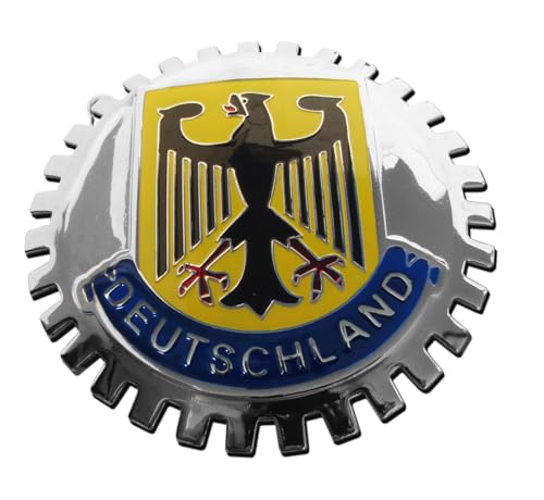 Image of Deutschland Germany German Eagle Grill Badge Emblem for Trucks and Cars