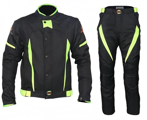 Traje De Motociclismo Chaqueta De Moto Conjunto De Pantalones Cuatro Estaciones E Invierno Impermeable, Trajes De Jersey Reflectantes para Montar En Moto para Hombres A,XL