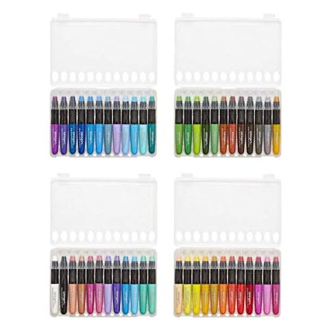 KINGART 580-48 GEL STICK Set, Artist Pigment Crayons, 48 Unique Colors, Water Soluble, Creamy, and Odorless, Use on Paper, Wood, Canvas and more Cover