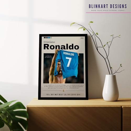 Image of BLINKART Daniil Medvedev |Tennis Player | Synthetic Wood Photo Framed Wall Hanging Poster Room & Office Bedroom Home Wall | 13x10 Inches