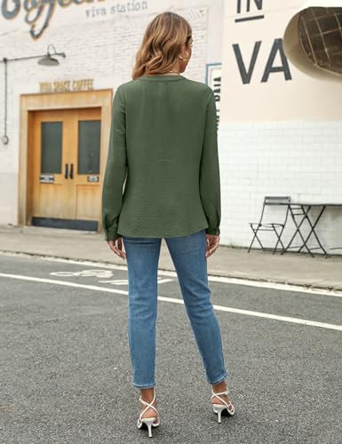 Image of Blooming Jelly Women's Long Sleeve Blouses Dressy Casual Business Work Tops