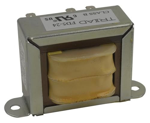 Triad Magnetics - FD5-24 - Chassis Mount Transformer, Quick Pack, Split Bobbin, 115V, 230V, 24V, 12 VA, 50Hz / 60Hz
