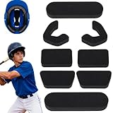 4 Sets Helmet Padding Fit Kit Compatible with All Easton Batting & Catchers Helmets - 0.79