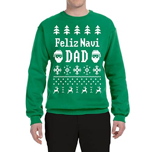 Wild Bobby Feliz Navidad Ugly Christmas Sweater Unisex Crewneck Graphic Sweatshirt3