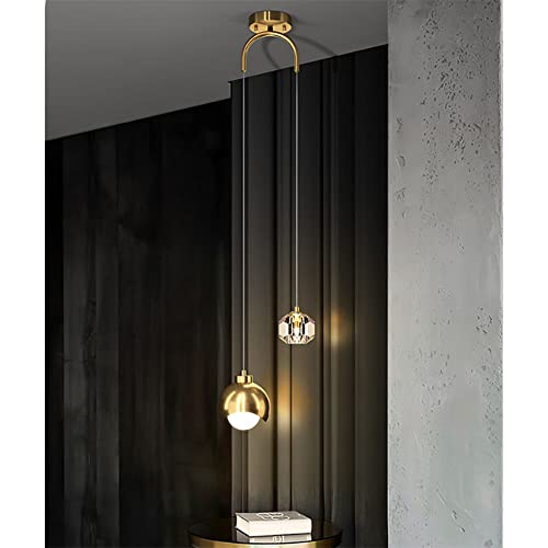 Lampe suspendue de chevet pour libérer l'espace de nuit - 7