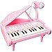Love & Mini tastiera giocattolo pianoforte per bambini regalo di compleanno 3-5 anni 24 tasti rosa pianoforte strumenti giocattolo con microfono (rosa, 24 tasti)